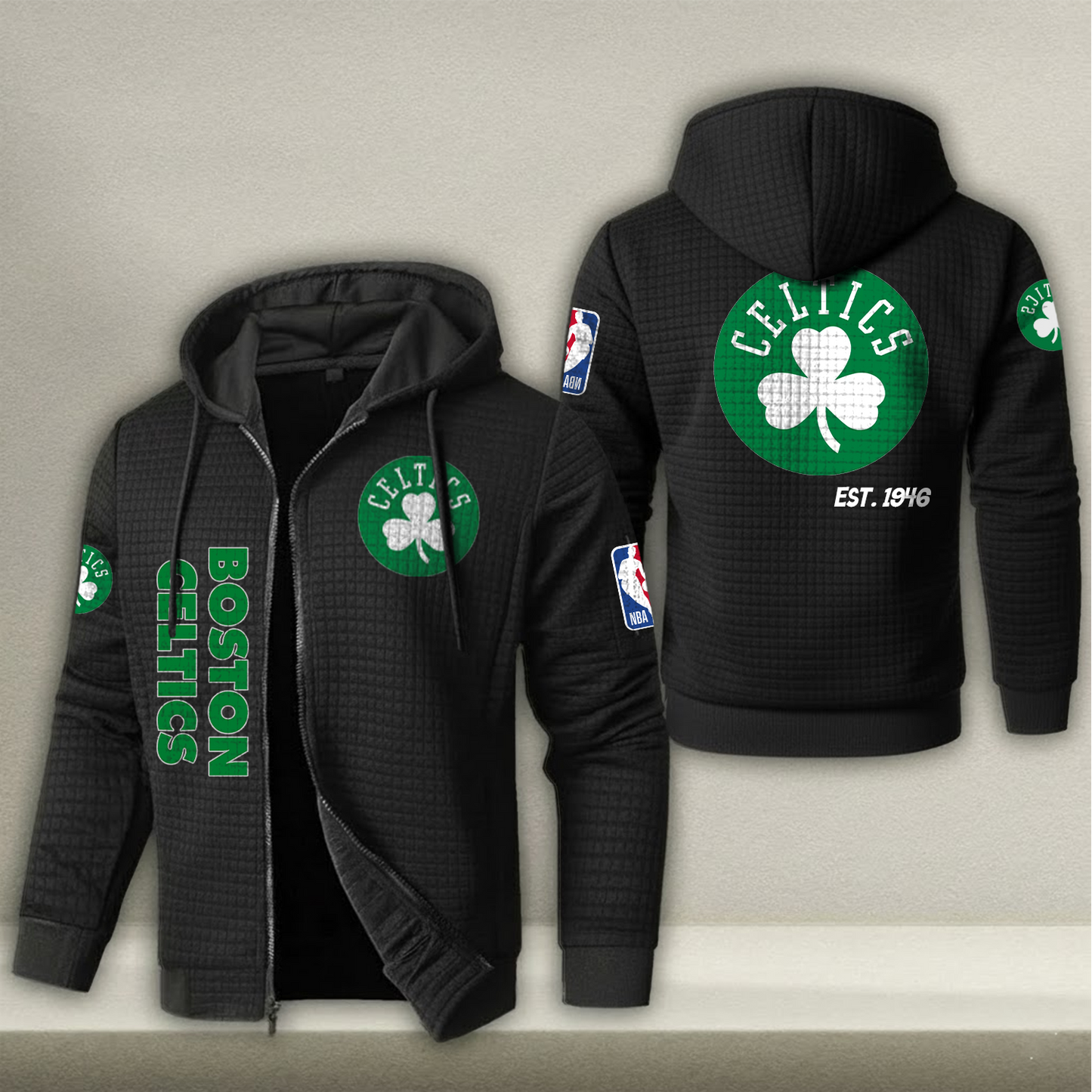 NBA x BC Waffle Zip Hoodie HLP HLPHUONG