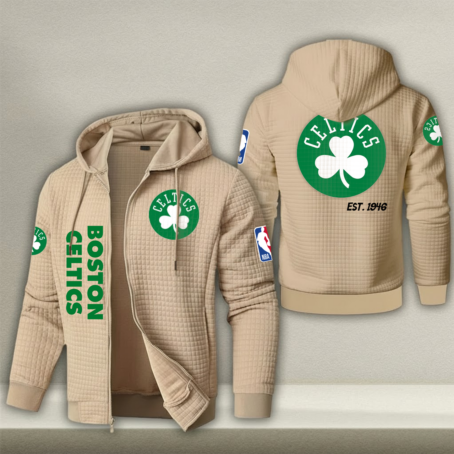 NBA x BC Waffle Zip Hoodie HLP HLPHUONG