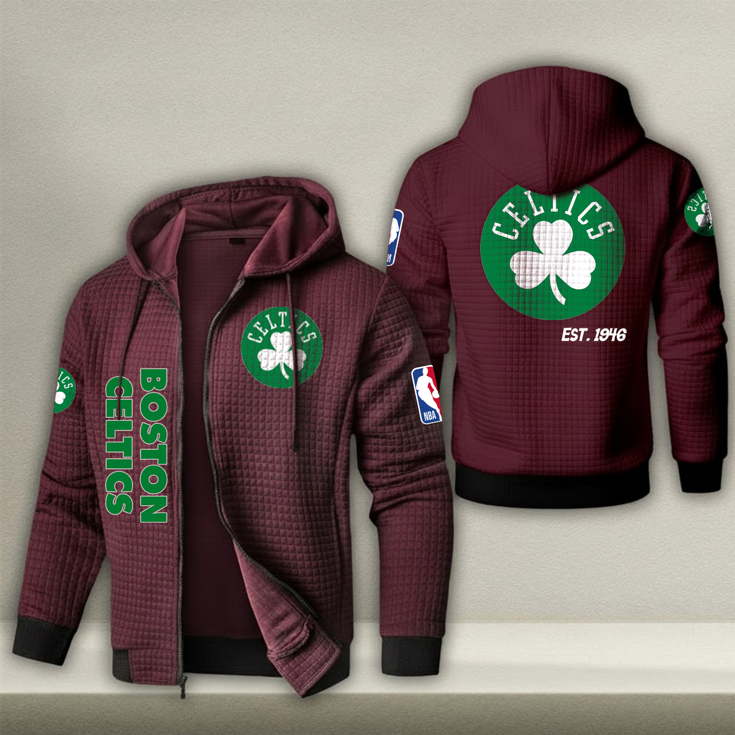 NBA x BC Waffle Zip Hoodie HLP HLPHUONG