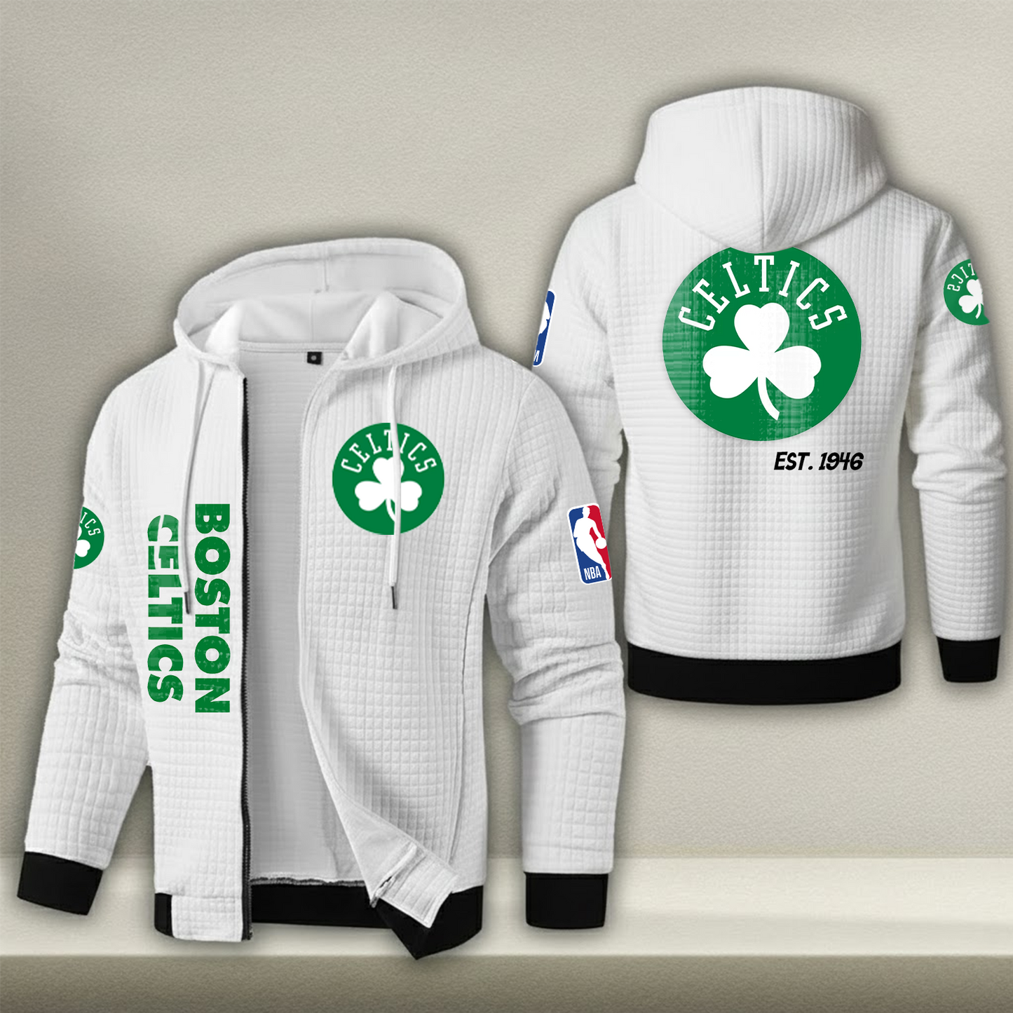 NBA x BC Waffle Zip Hoodie HLP HLPHUONG