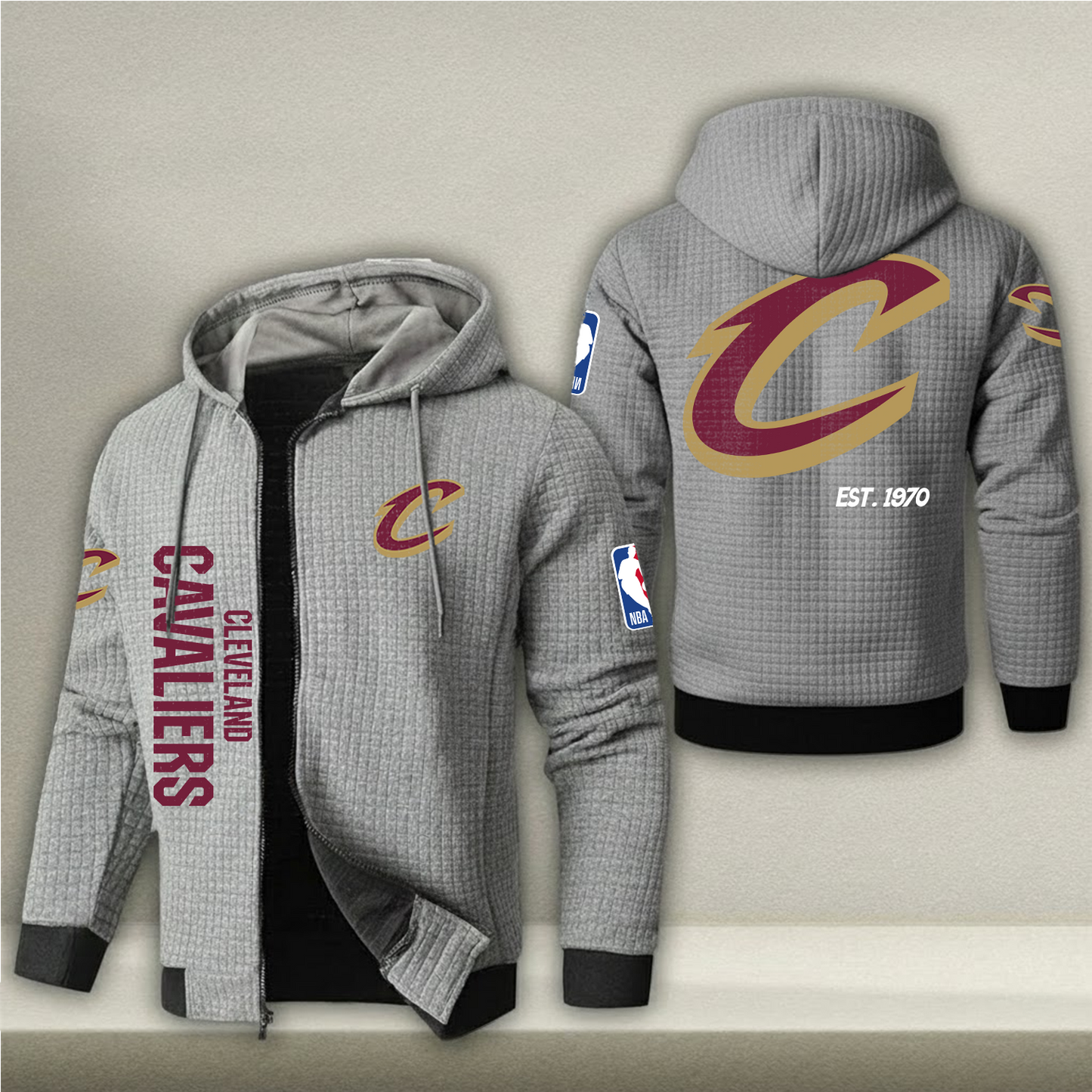 NBA x CC Waffle Zip Hoodie HLP HLPHUONG