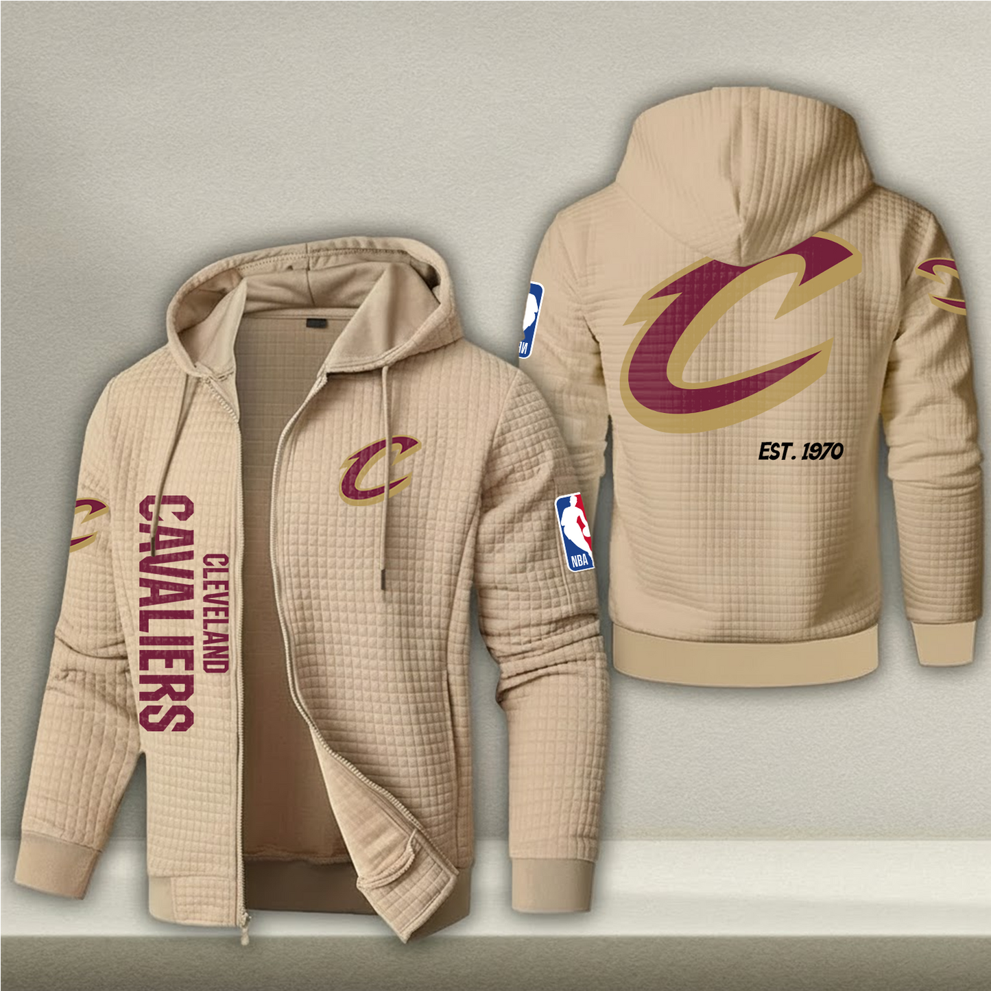 NBA x CC Waffle Zip Hoodie HLP HLPHUONG