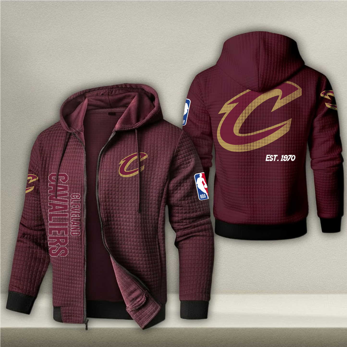 NBA x CC Waffle Zip Hoodie HLP HLPHUONG