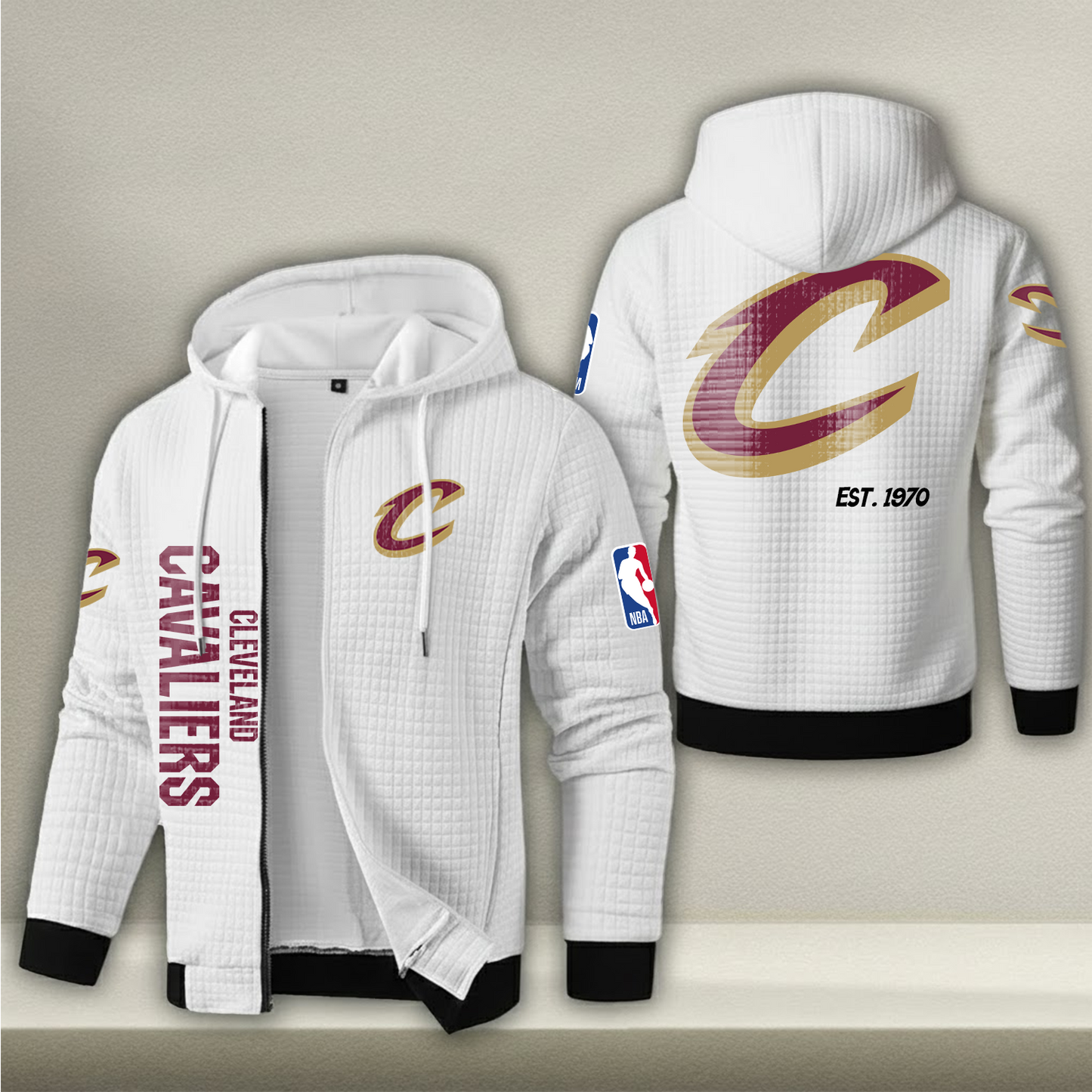 NBA x CC Waffle Zip Hoodie HLP HLPHUONG