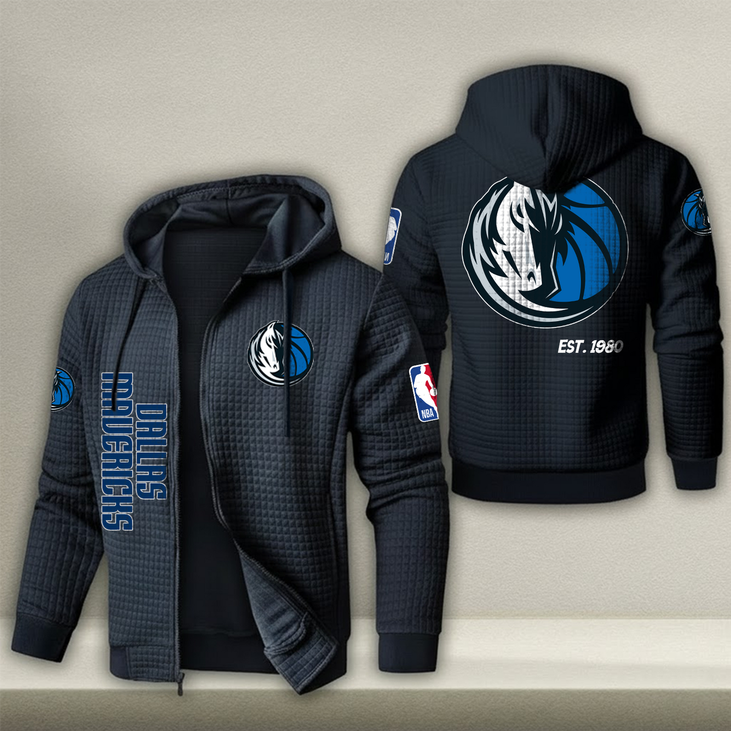 NBA x DM Waffle Zip Hoodie HLP HLPHUONG