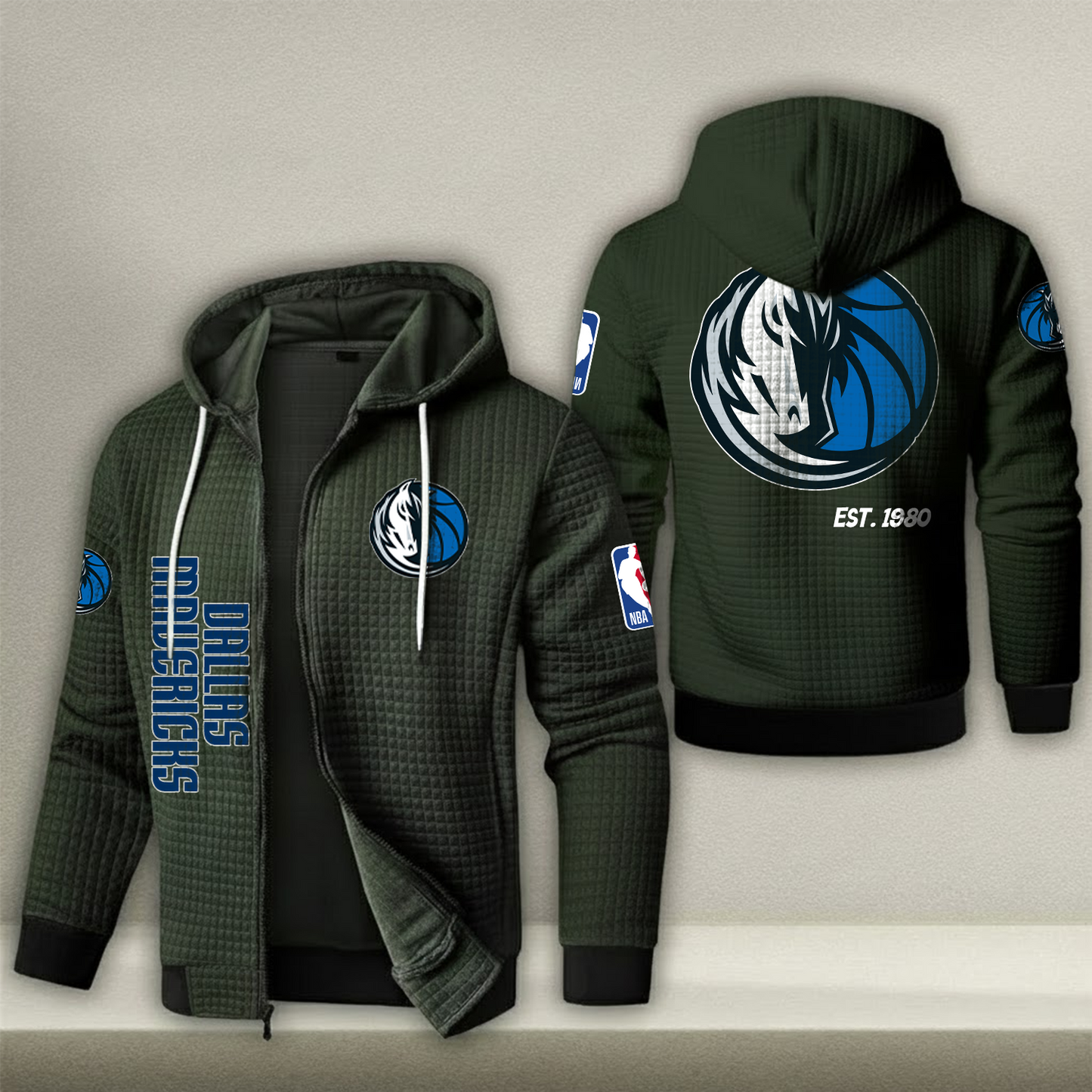 NBA x DM Waffle Zip Hoodie HLP HLPHUONG