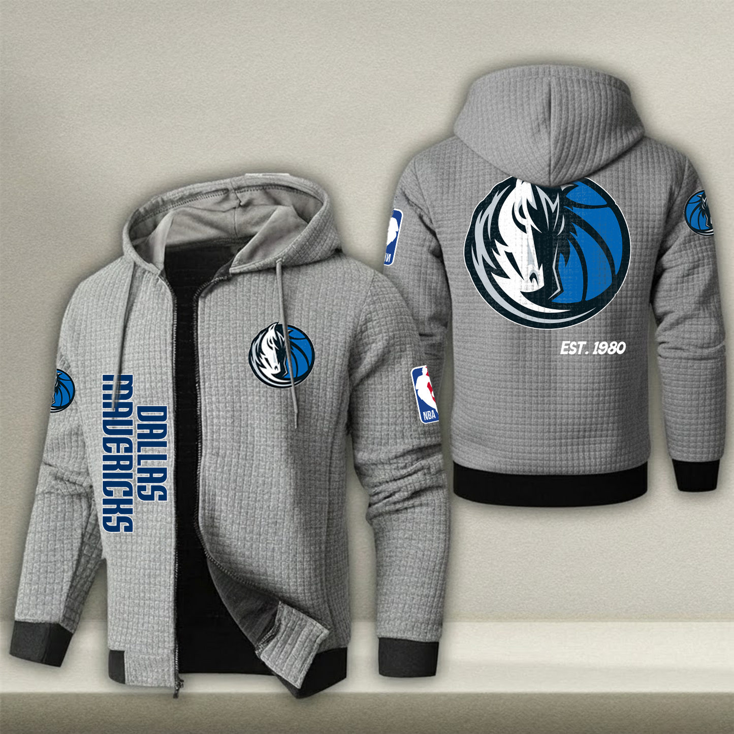 NBA x DM Waffle Zip Hoodie HLP HLPHUONG