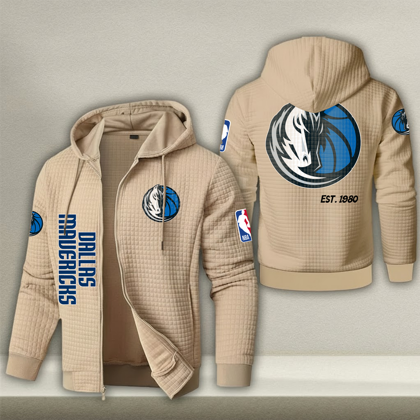 NBA x DM Waffle Zip Hoodie HLP HLPHUONG