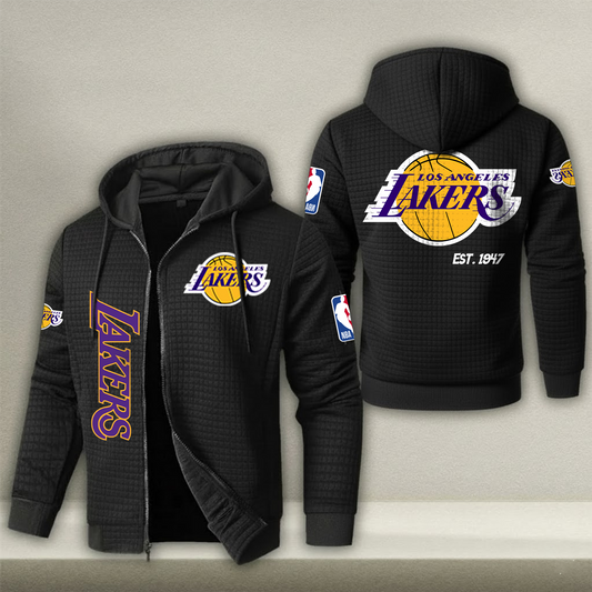 NBA x LAL Waffle Zip Hoodie HLP HLPHUONG