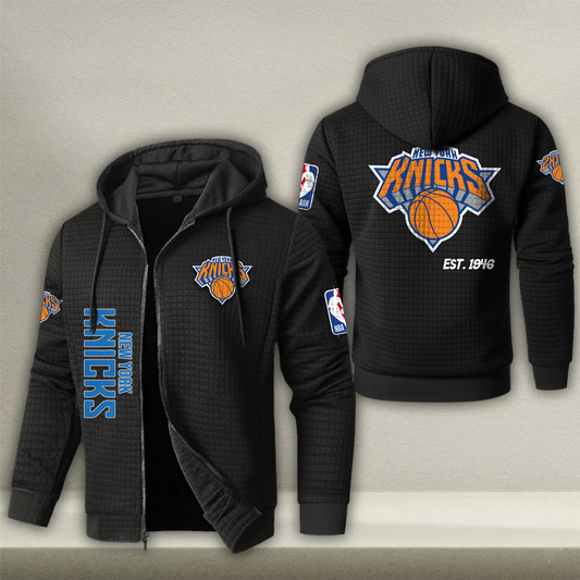 NBA x NYK Waffle Zip Hoodie HLP HLPHUONG