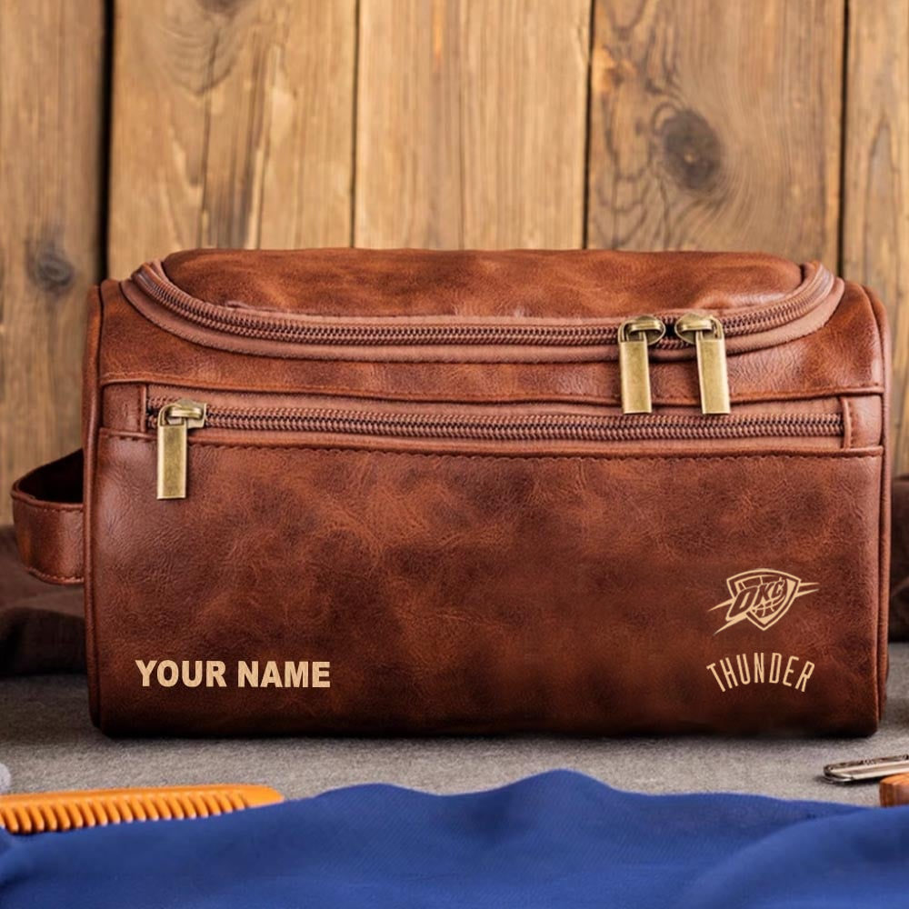 NBA x OCT Leather Toiletry Bag HLP HLPHUONG