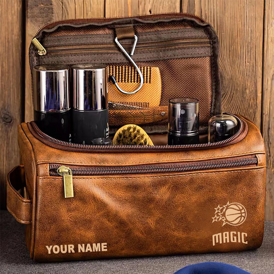 NBA x OM Leather Toiletry Bag HLP HLPHUONG