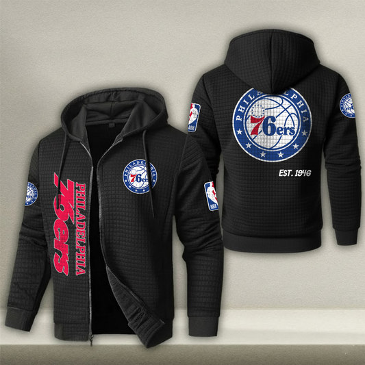 NBA x P76 Waffle Zip Hoodie HLP HLPHUONG