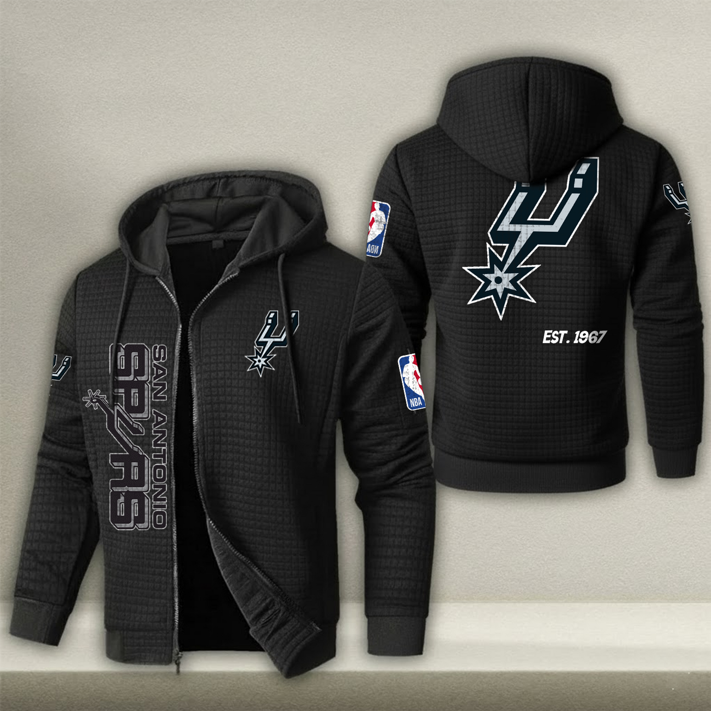 NBA x SAS Waffle Zip Hoodie HLP HLPHUONG