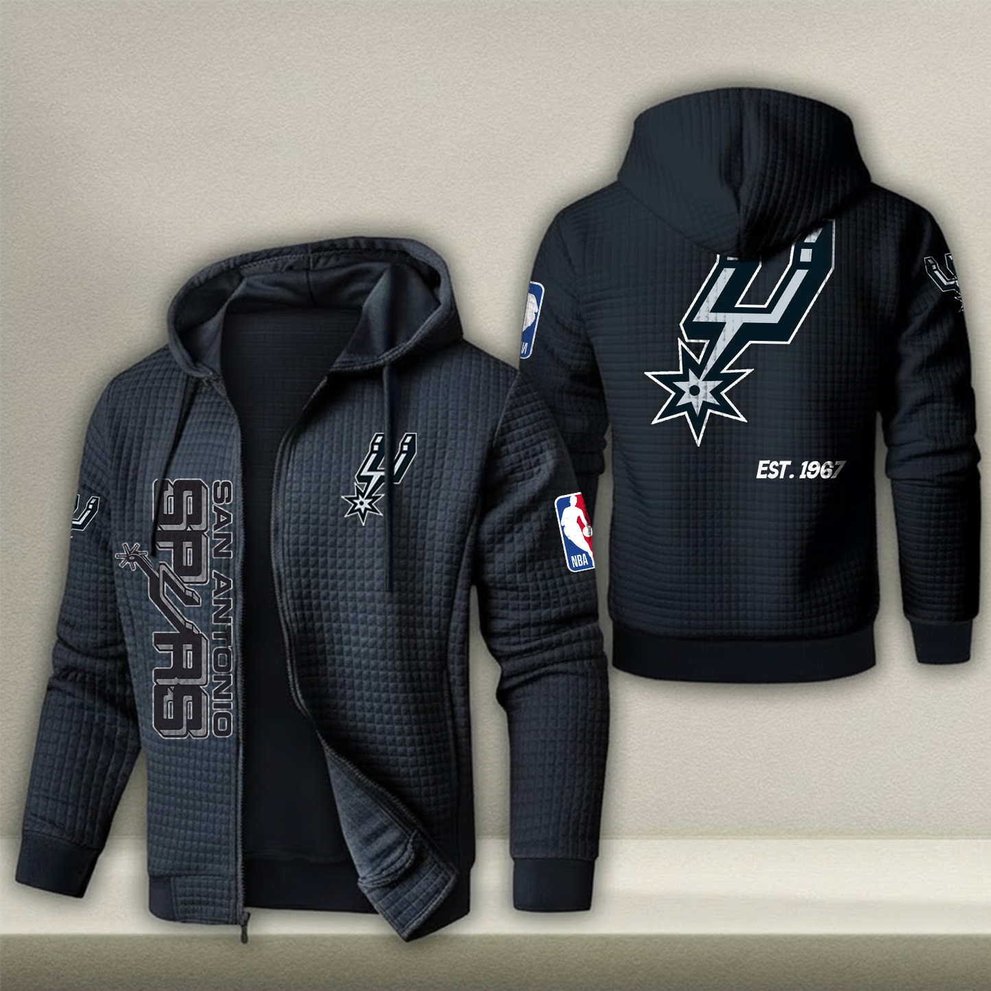 NBA x SAS Waffle Zip Hoodie HLP HLPHUONG