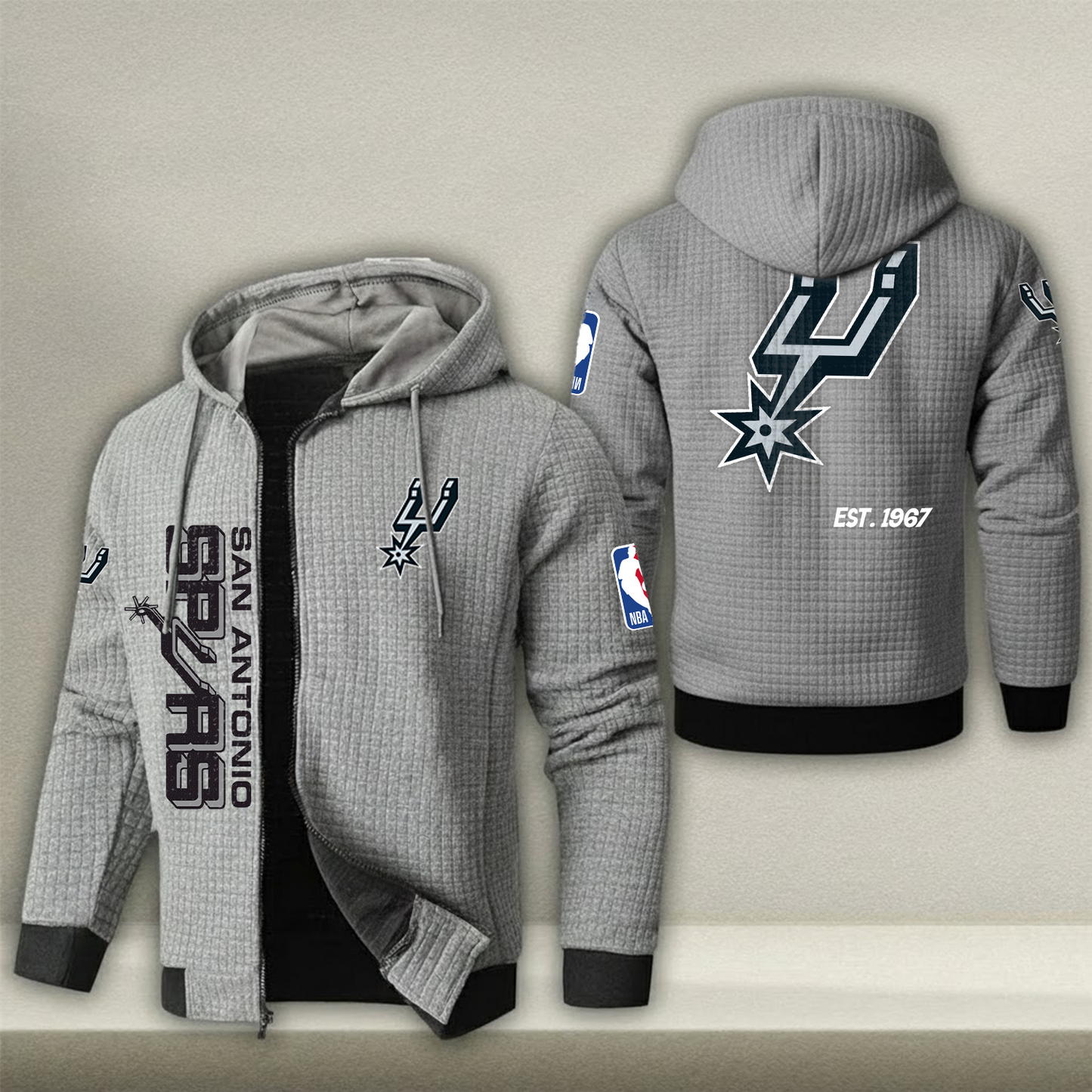 NBA x SAS Waffle Zip Hoodie HLP HLPHUONG