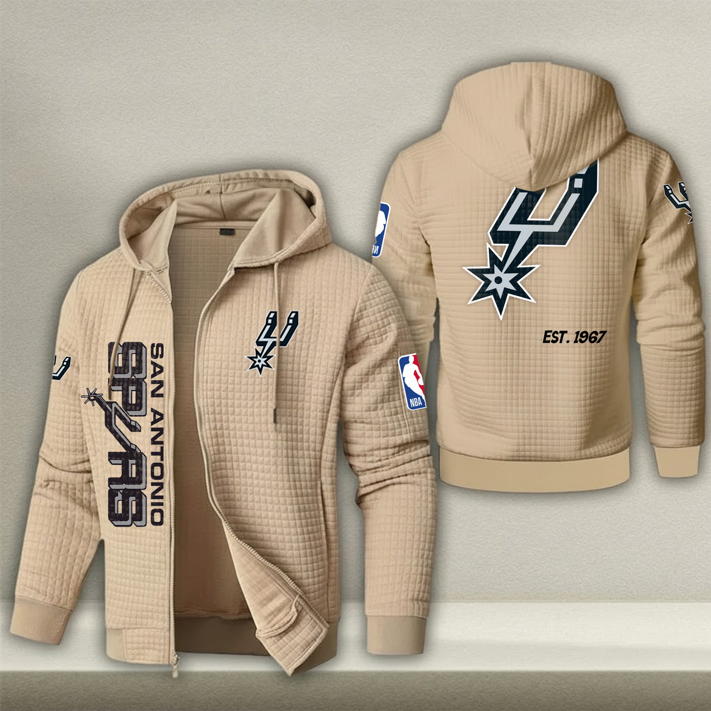 NBA x SAS Waffle Zip Hoodie HLP HLPHUONG