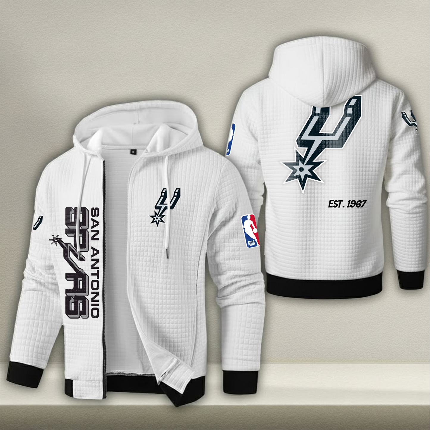 NBA x SAS Waffle Zip Hoodie HLP HLPHUONG