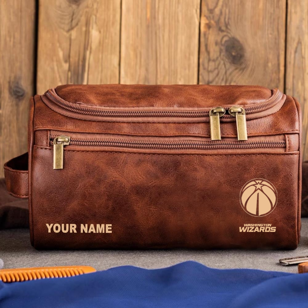 NBA x WW Leather Toiletry Bag HLP HLPHUONG