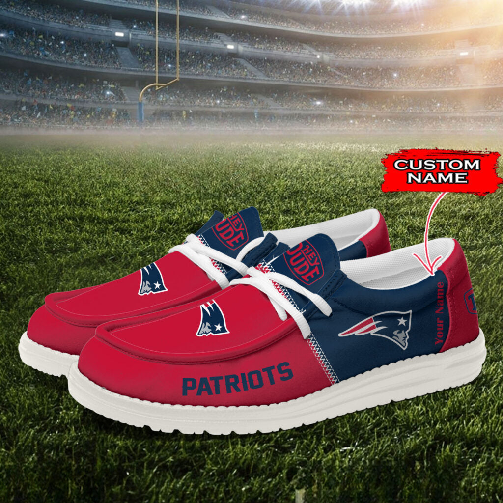 NE Personalized NFL Hey Dude Shoes DatND ThuongNH