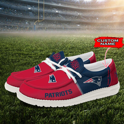 NE Personalized NFL Hey Dude Shoes DatND ThuongNH