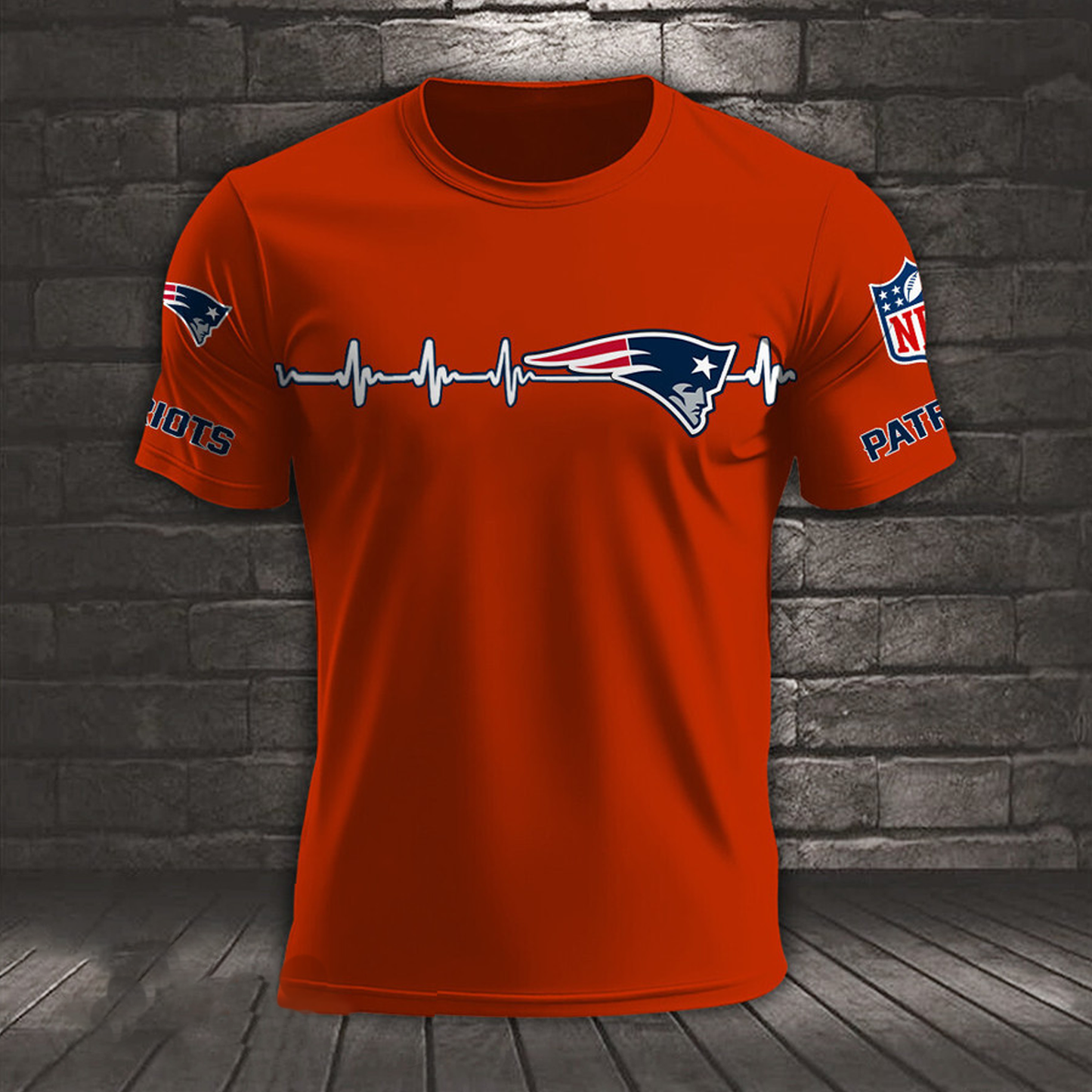 NE x NFL Heart Rate Map Special 3D Shirt DatND ThuongNH