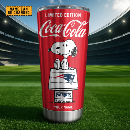 NE x NFL Mix Snoopy & Red Coca Tumbler DatND DVT