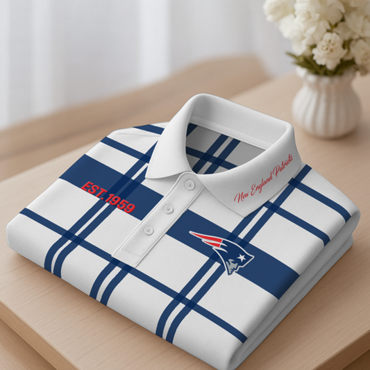 NE X Premium NFL New Polo Long Sleeve V1 NAK NHT