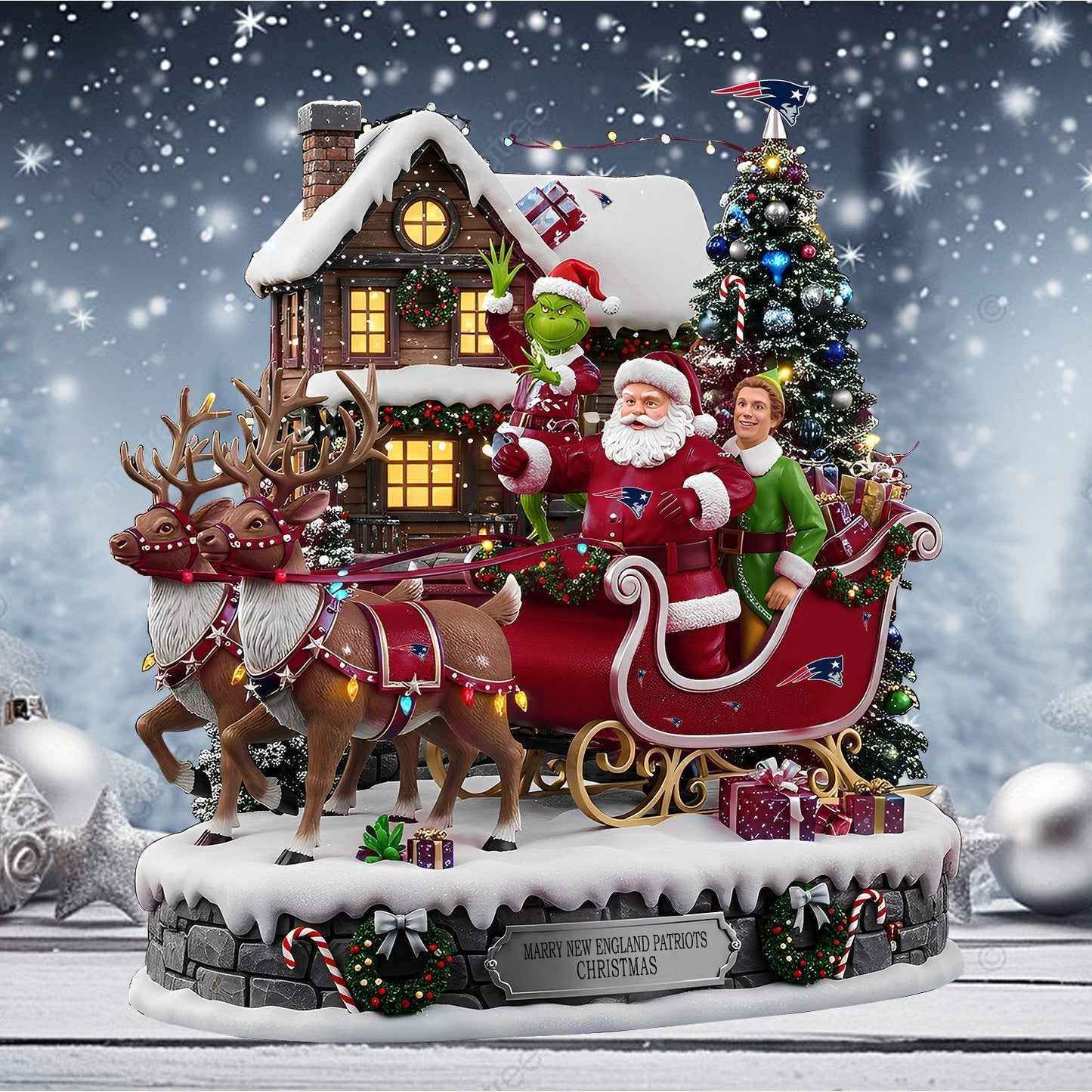 NEP Acrylic Block - NFL Christmas Gift For Fans DDT CTND