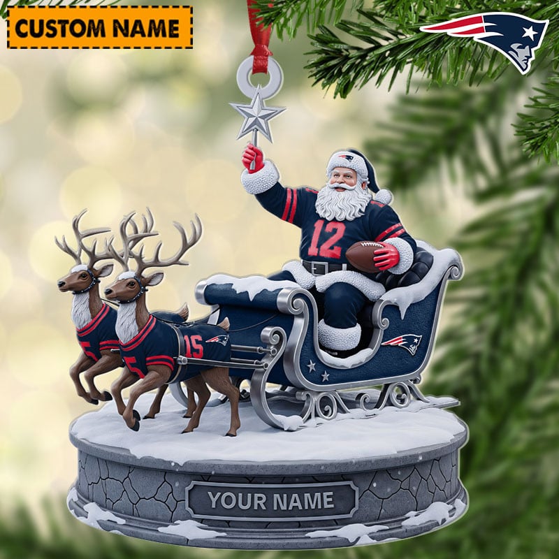 NEP NFL Personalized Christmas Ornament Gift For Family DDTNTL
