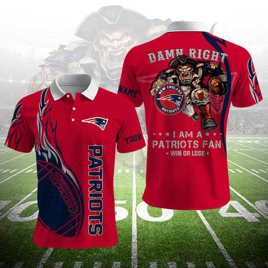 NEP NFL Team Mascot Polo Shirt DDT NTL