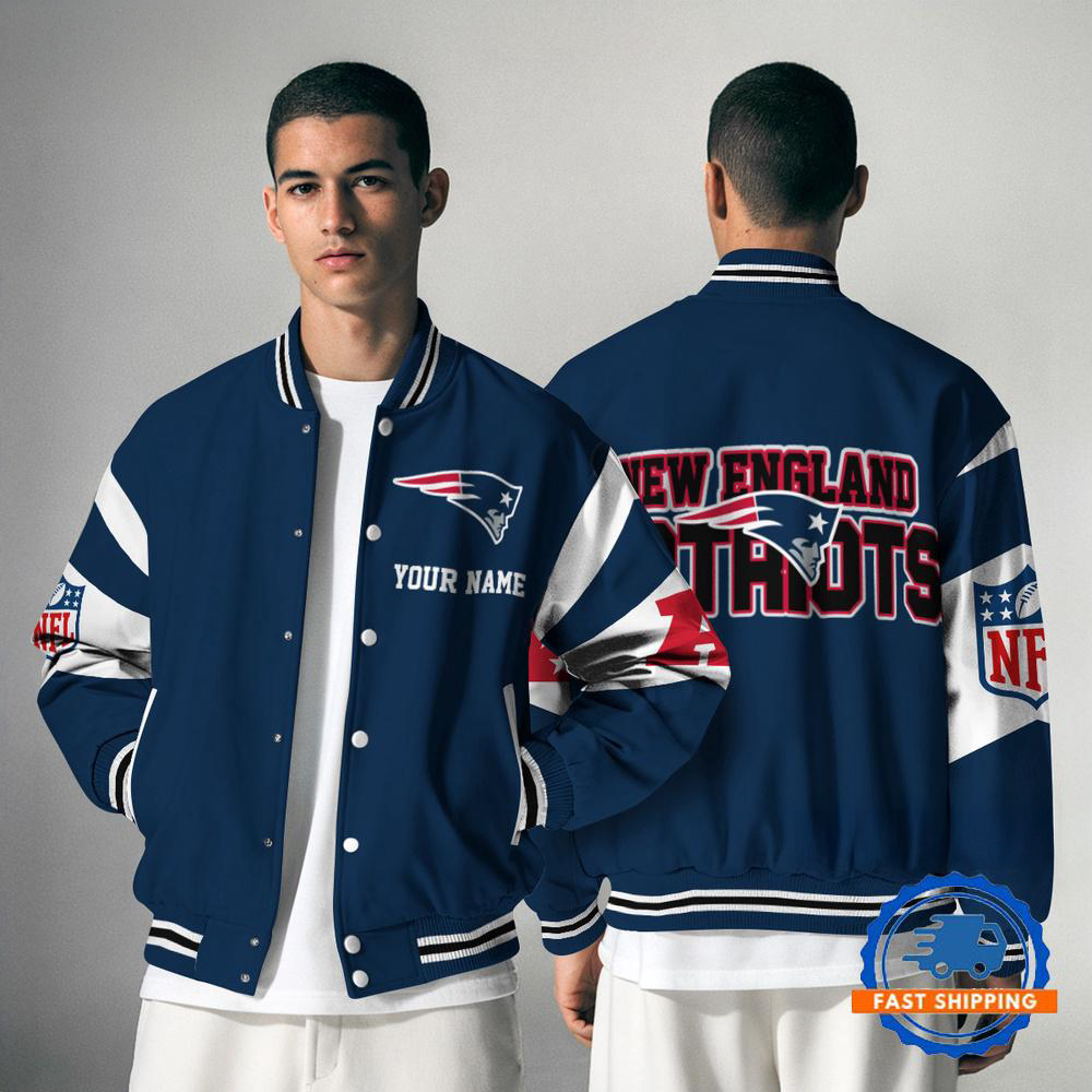NEP NFL Varsity Jacket Custom Name For Fans DDT NTL