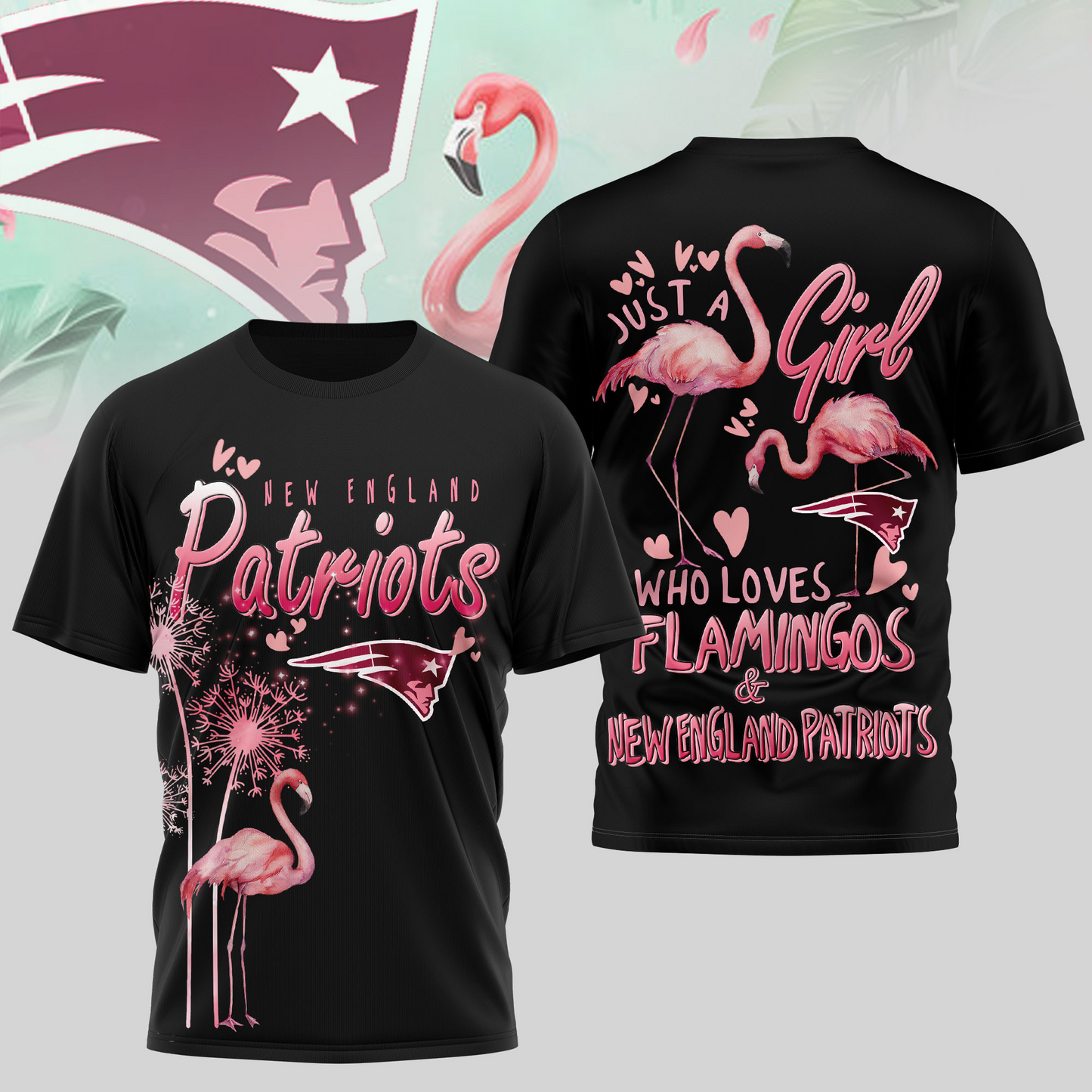 NEP Premium NFL Flamingo 3D Shirt DDT NTL
