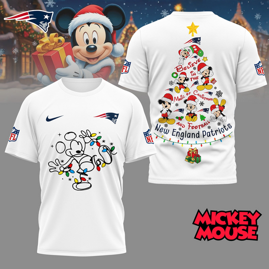 NEP Premium NFL Mickey Mouse Christmas 3D Shirt DDT CTND