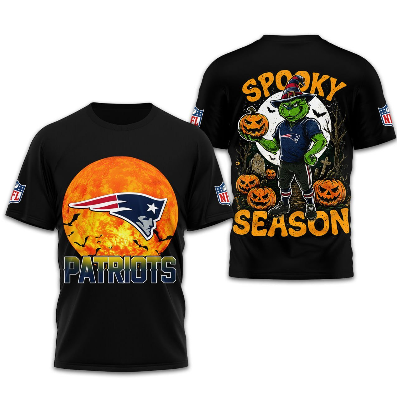 NEP Premium NFL Spooky Season 3D Shirt DDT CTND