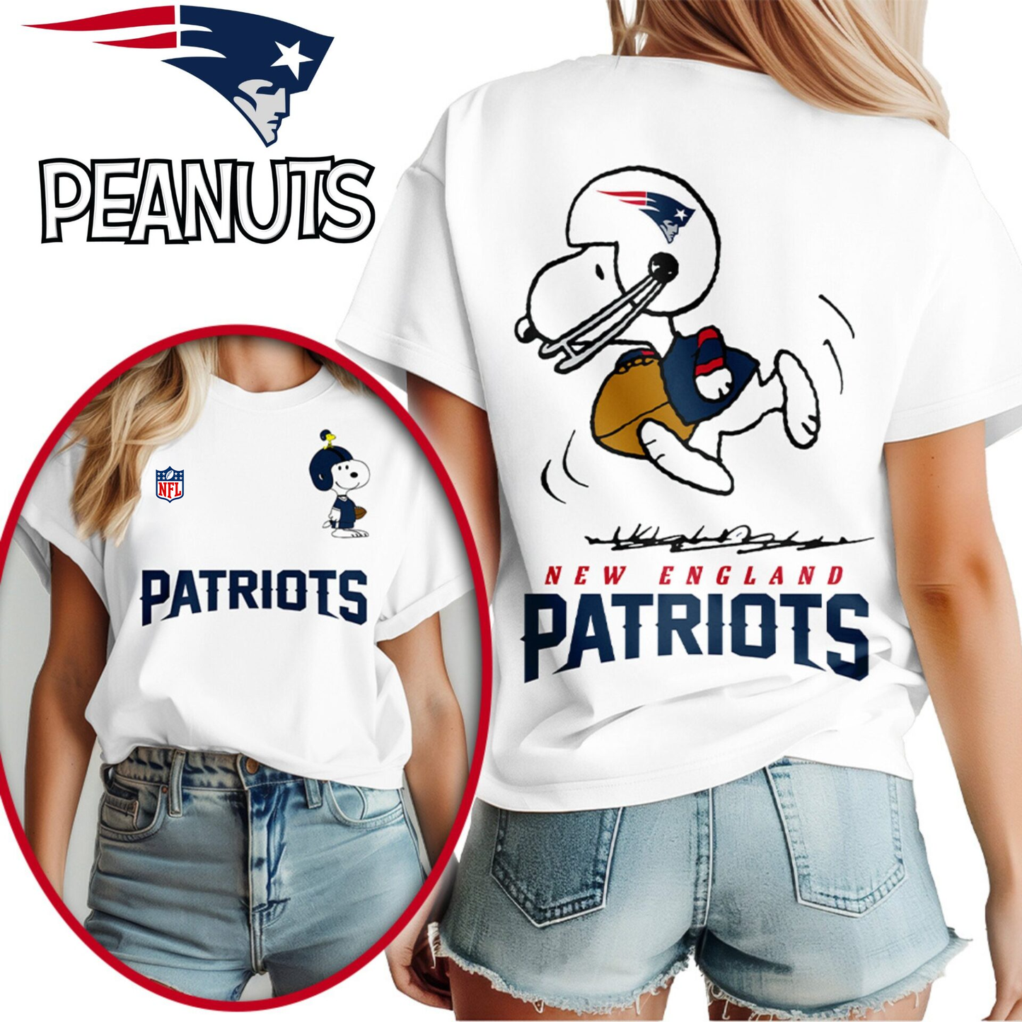 NEP Premium NFL x Peanuts 3D Shirt DDT CTND