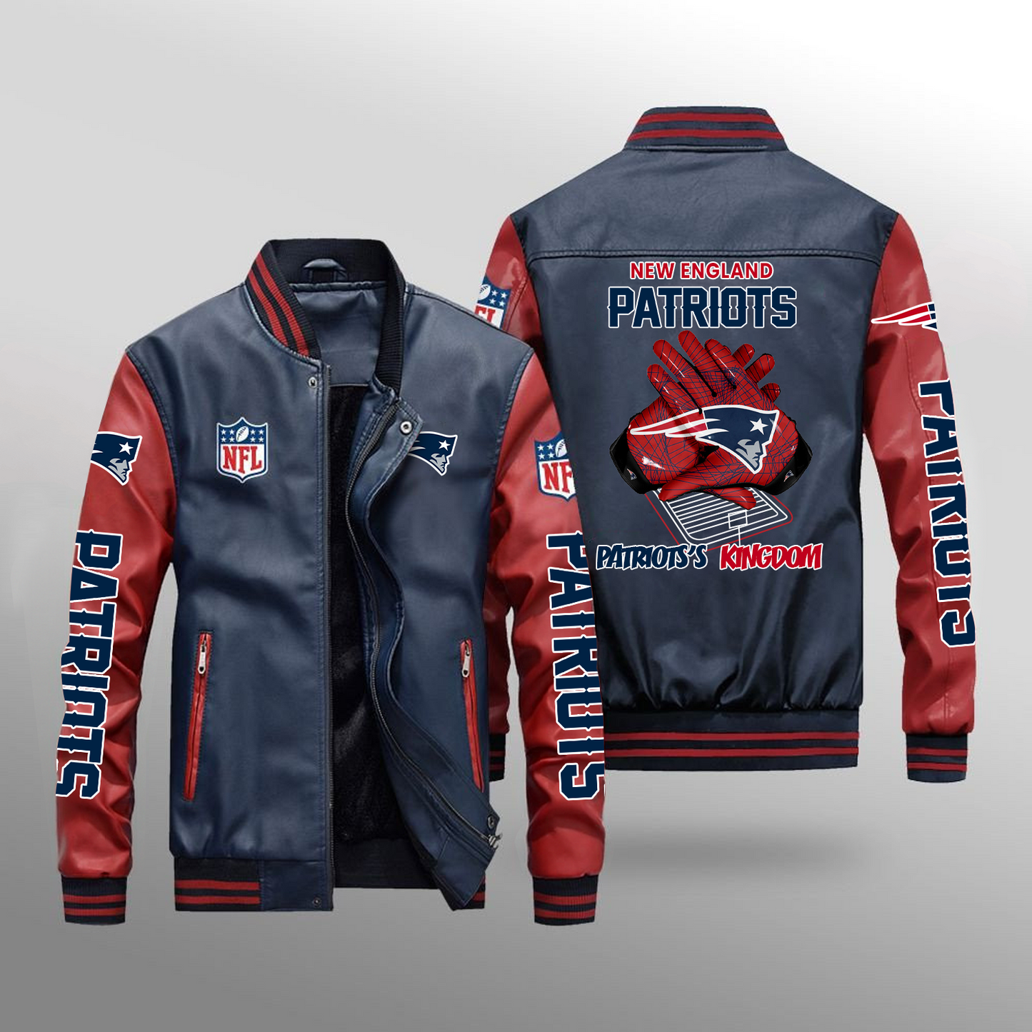 NEP x NFL Leather Bomber Jacket DATND TANTD
