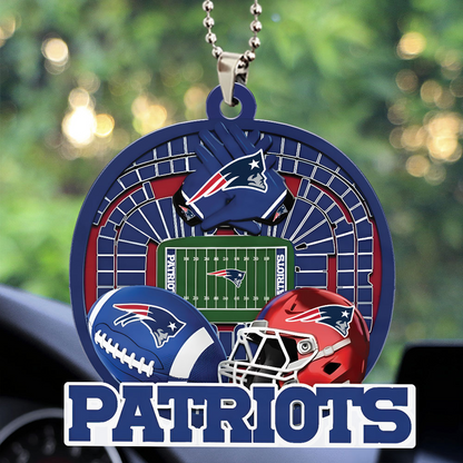 NEW ENGLAND PATRIOTS ORNAMENT CAR NDT