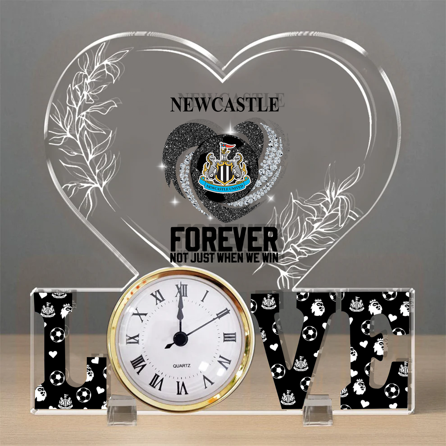 NEW x EPL Forever Not Just When We Win Acrylic Clock DatND ThuongND