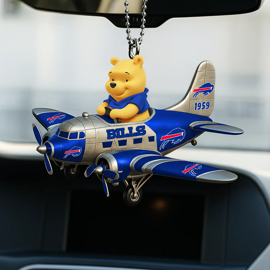 NFL BB x Winnie The PH Premium Car Hanging Ornament DDT NTL