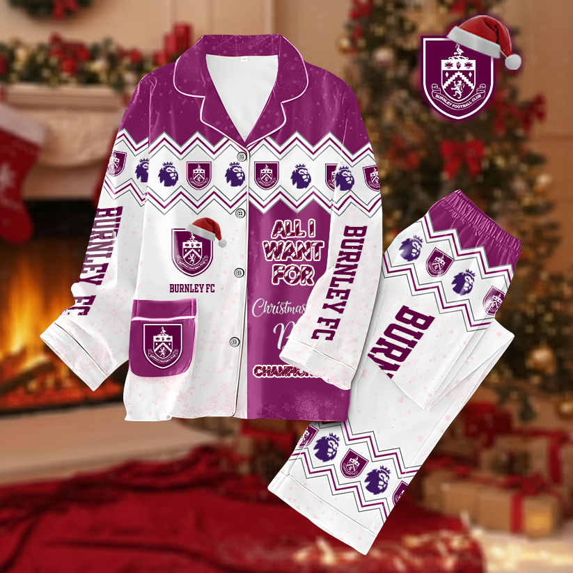 NFL BUR Button Down Pajamas V1 NAK HLPHUONG