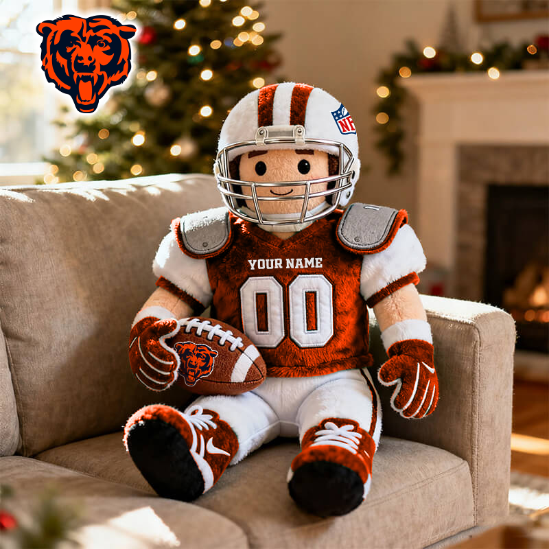 NFL CHI American football character-shaped pillows V1 NAK HLPHUONG