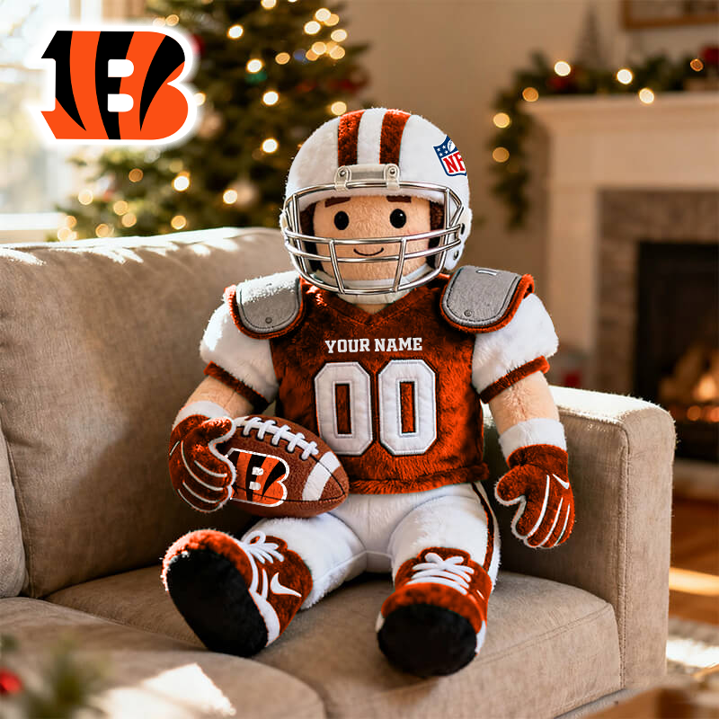NFL CIN American football character-shaped pillows V1 NAK HLPHUONG