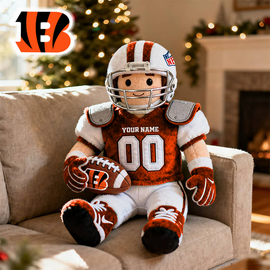 NFL CIN American football character-shaped pillows V1 NAK HLPHUONG