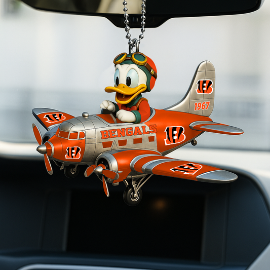 NFL CIN x DN Duck Premium Car Hanging Ornament DDT CTND