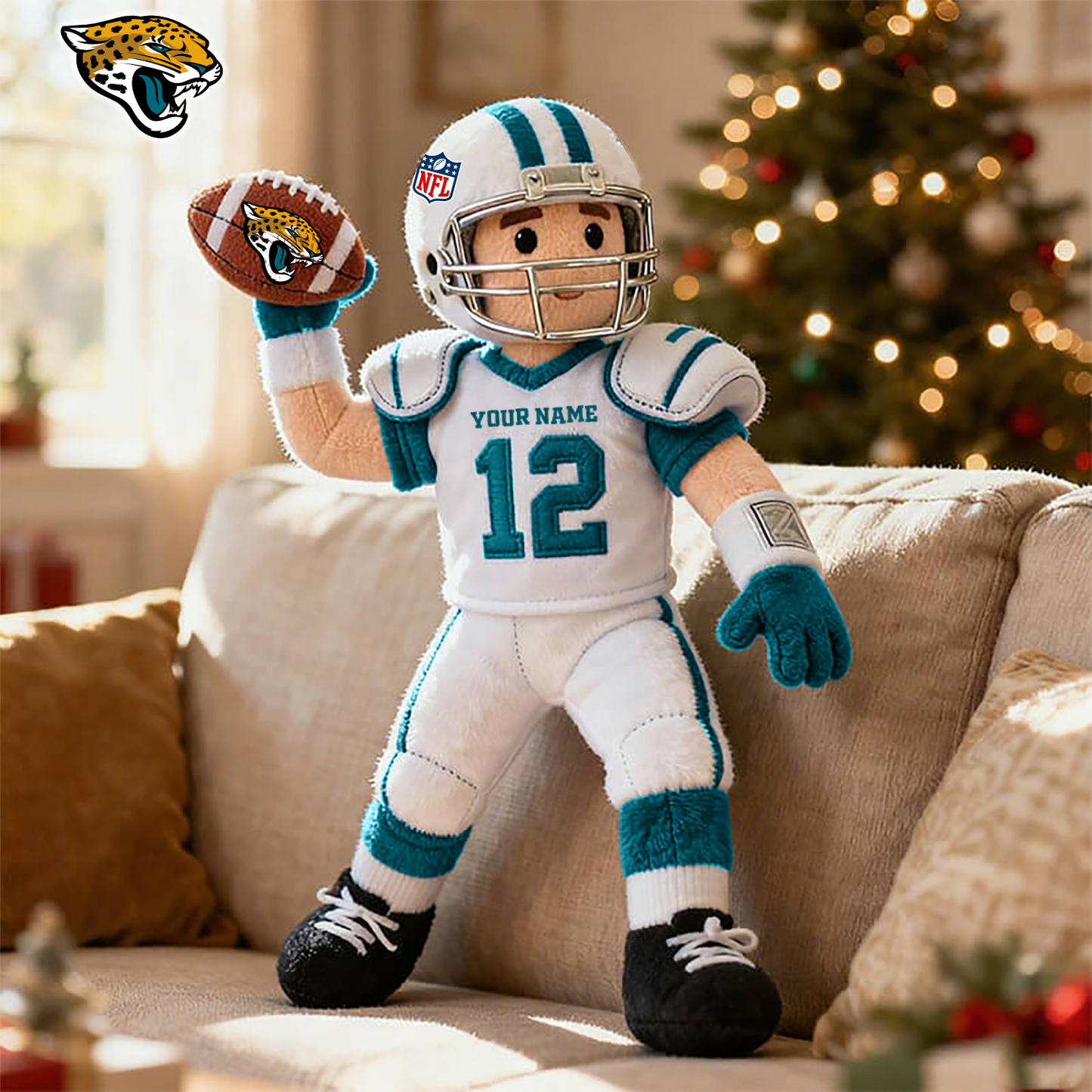 NFL JJ American football character-shaped pillows V1 NAK HLPHUONG