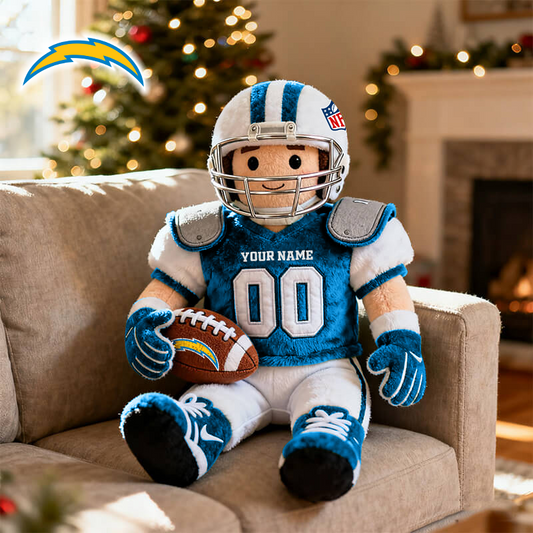 NFL LAC American football character-shaped pillows V1 NAK HLPHUONG