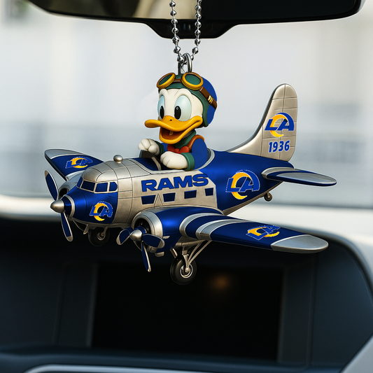 NFL LAR x DN Duck Premium Car Hanging Ornament DDT CTND