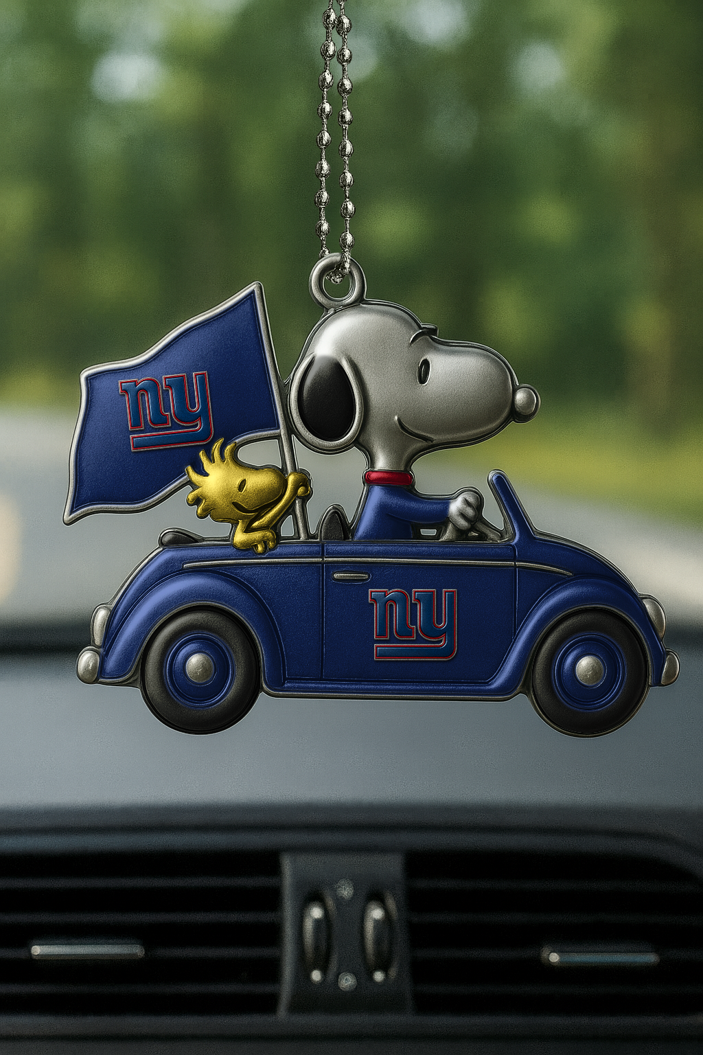 NFL NYG x SNP V2 Premium Car Hanging Ornament DDT NTL