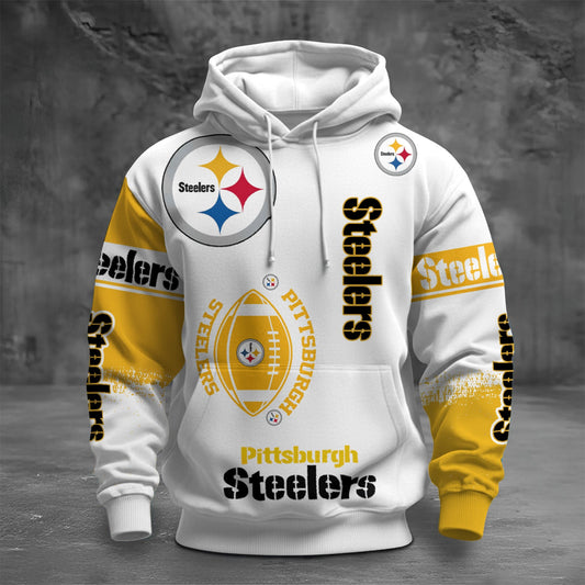 NFL PB Unisex Printed Hoodie - Bold Zip Up Sweatshirt for Fans V1 NAK NHM